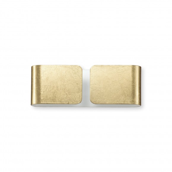 Ideal Lux 091129 Wandleuchte Clip Mino Oro 2x40W | G9 - gold