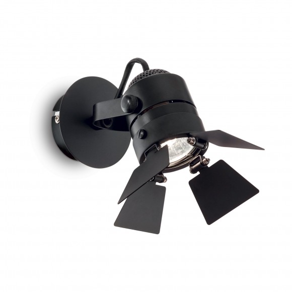 Ideal Lux 095653 Decken- und Wandleuchte 1x50W Ciak | GU10 - schwarz