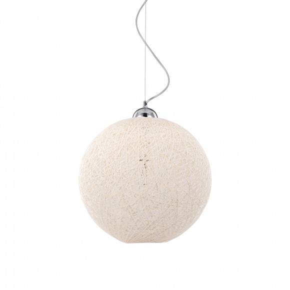 Ideal Lux 096100 Pendelleuchte 1x60W Basket | E27 - weiß