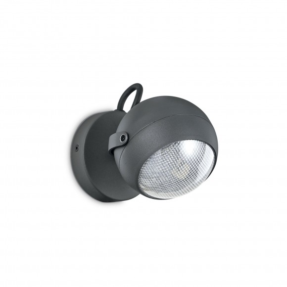 Ideal Lux 108353 Außenwandleuchte Reflektor Zenith anthrazit 1x11W | GU10 | IP44 - anthrazit