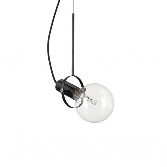 Ideal Lux 113364 Pendelleuchte 1x60W Radio Nero | E27 schwarz