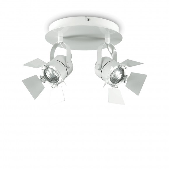 Ideal Lux 122274 Decken- und Wandleuchte Ciak 2x50W| GU10 - weiß