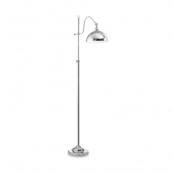 Ideal Lux 131719 Stehleuchte Amsterdam 1x60W| E27 - chrom