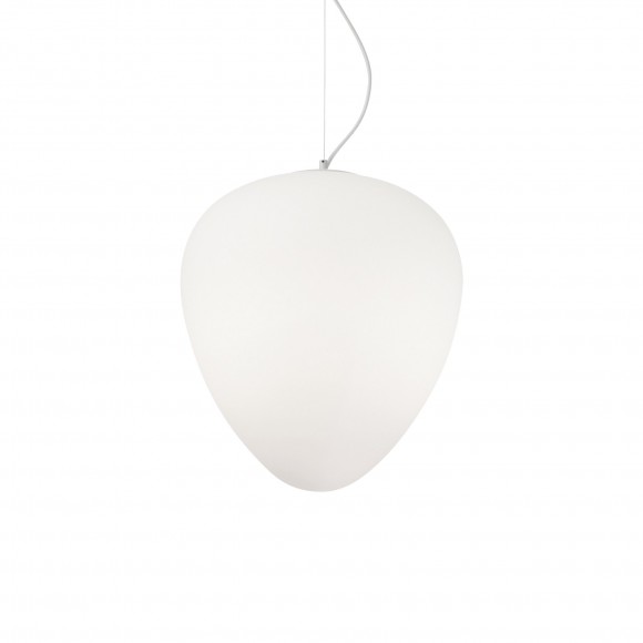 Ideal Lux 132013 Hängeleuchte Palladio 1x60W| E27 - weiß
