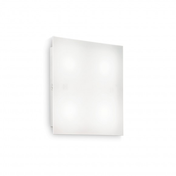 Ideal Lux 134895 Wand- und Aufputzleuchte Flat 4x15W| GX53 - weiß