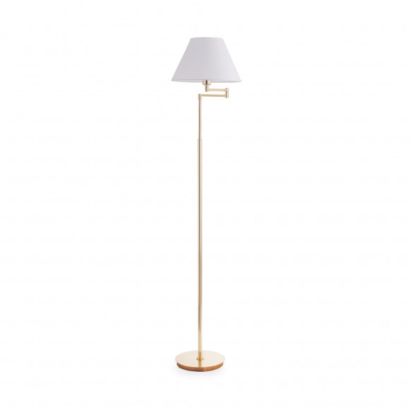 Ideal Lux 140315 Stehleuchte Bevery 1x60W| E27 - Messing