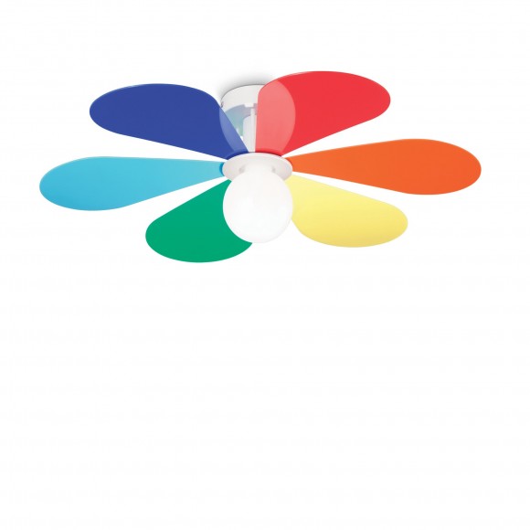 Ideal Lux 141336 Kinder Deckenleuchte Flower 1x60W| E27