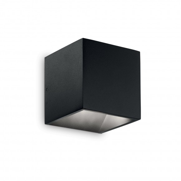 Ideal Lux 142302 LED Außenwandleuchte Rubik 1x6W| IP44 - schwarz