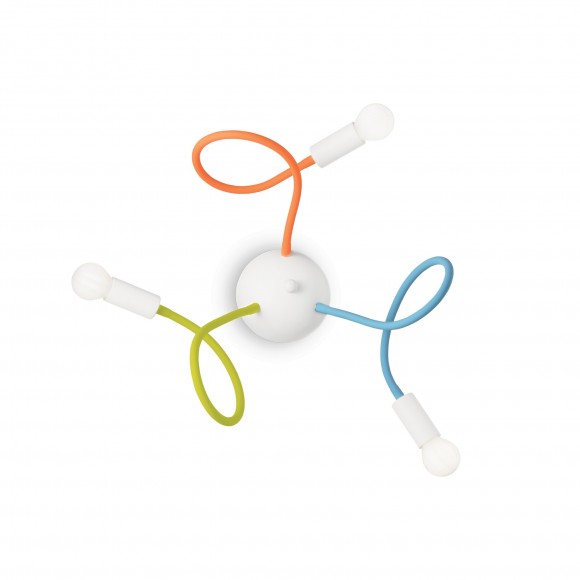 Ideal Lux 186900 Kinder Wandleuchte Multiflex 3x40W|E14