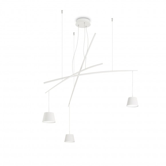 Ideal Lux 196961 LED Hängeleuchte Deckenleuchte Fish 3x18W | 3000K