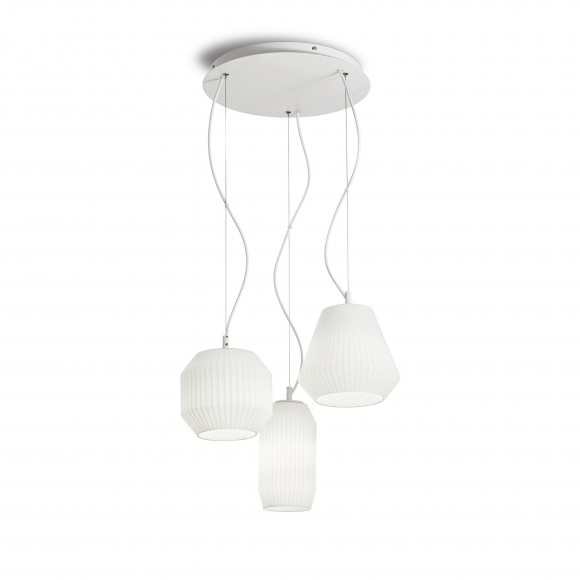 Ideal Lux 198095 Pendelleuchte Origami 3x60W | E27