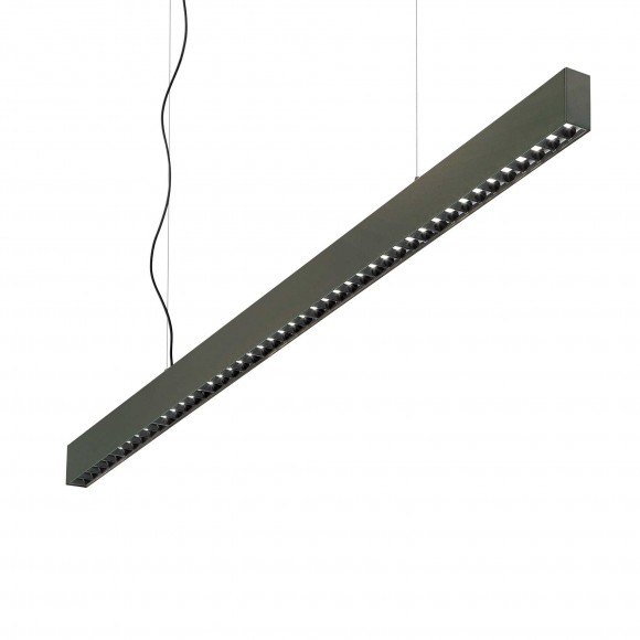 Ideal Lux 271200 LED Hängelampe Office 1x30w | 3100lm | 4000k - schwarz