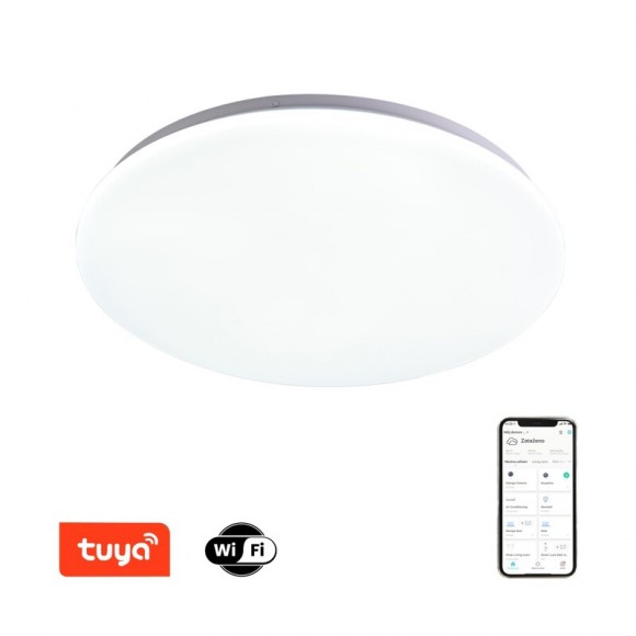 Immax 07156-45 LED Deckenleuchte Ancora 1x36W | 3960lm | 2700-6500K - intelligent, Fernbedienung, dimmbar, weiß