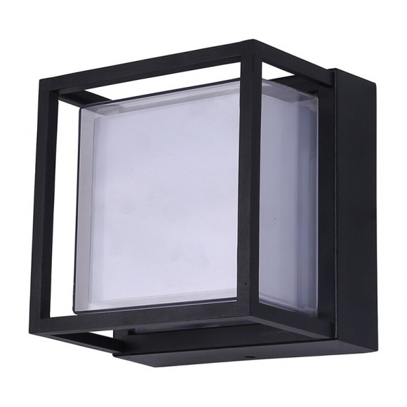 Immax 07901L LED-Außenwandleuchte Cube 1x15W | 900lm | 2700-6500K | IP67 | RGB - dimmbar, WLAN, schwarz