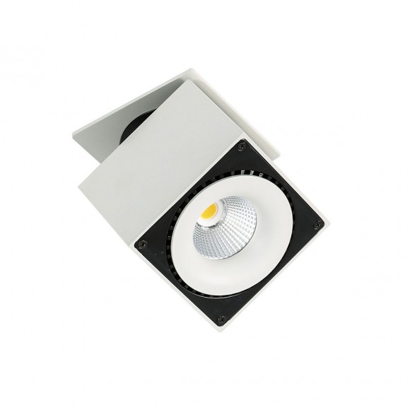 Italux SL7562/28W 3000K WH+BL Sevilla Square Recessed | 28W integrierte LED-Quelle | 2350lm | 3000K