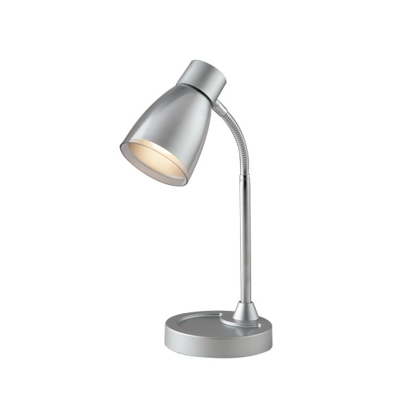 Luce Ambiente Design LDT055ARK-SILVER Tischlampe ARC E14 | mit Schalter