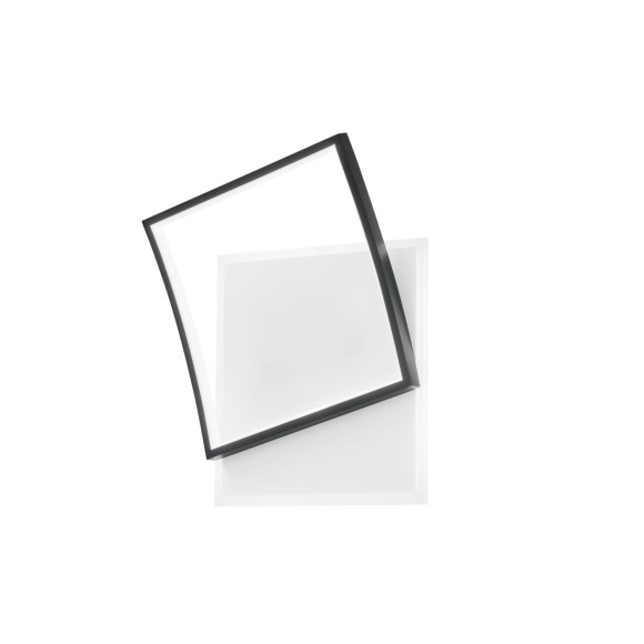 Luce Ambiente Design AYRTON-Q42-NER LED Deckenleuchte AYRTON | 42W integrierte LED-Quelle | schwarz