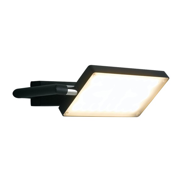 Luce Ambiente Design BOOK-AP-NERO LED Wandleuchte BOOK | 18W integrierte LED-Quelle | schwarz