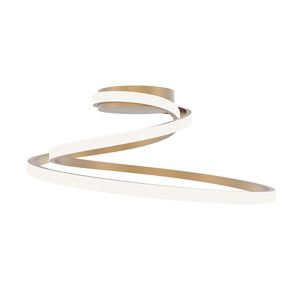Luce Ambiente Design COASTER-PL-ORO LED Deckenleuchte COASTER | 40W integrierte LED-Quelle | gold