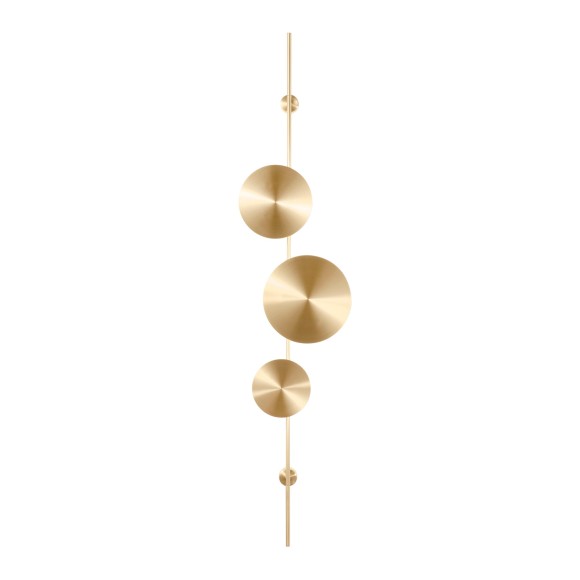Luce Ambiente Design IDOL-AP-ORO LED Wandleuchte IDOL | 33W integrierte LED-Quelle | gold