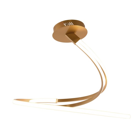 Luce Ambiente Design KINETIC-PL-ORO LED Deckenleuchte KINETIC | 40W integrierte LED-Quelle | gold