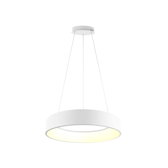 Luce Ambiente Design NOAH-S60-BCO LED Pendelleuchte NOAH | 60W integrierte LED-Quelle | Seilleuchte | weiß