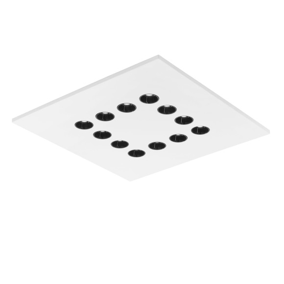 Luce Ambiente Design XICO-50X50  LED Deckenleuchte XICO | 3W integrierte LED-Quelle | weiß