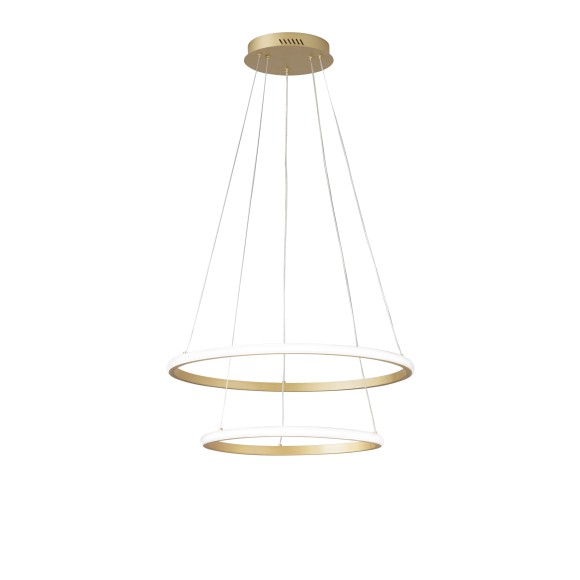 Luce Ambiente Design LED-AXIS-S6040-SPI-ORO LED Pendelleuchte AXIS | 31W integrierte LED-Quelle | Seilleuchte | gold
