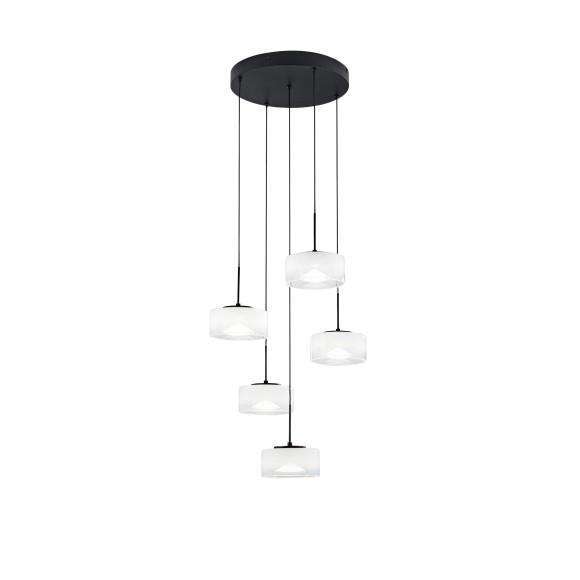 Luce Ambiente Design EMILY-S5 LED Pendelleuchte EMILY | 40W integrierte LED-Quelle | weiß