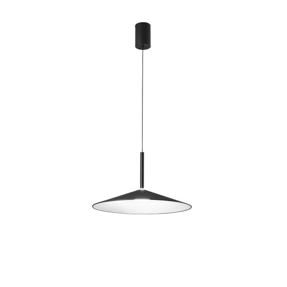 Luce Ambiente Design KHAN-S48-NER LED Pendelleuchte KHAN | 18W integrierte LED-Quelle | schwarz