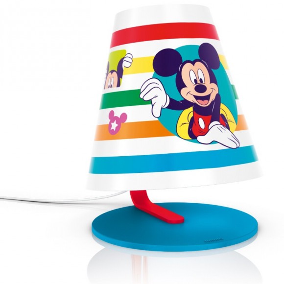 Philips Kinder LED Tischlampe 1x3W MICKEY MOUSE - Farbmix