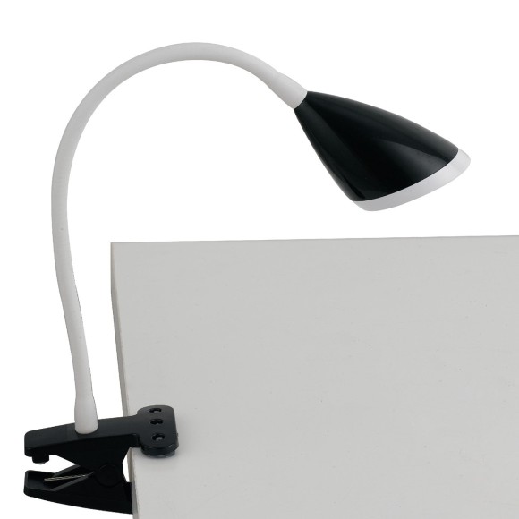 Luce Ambiente Design HEGEL-BLACK LED Tischlampe HEGEL | 3,7W integrierte LED-Quelle | mit Schalter | mit Clip | schwarz
