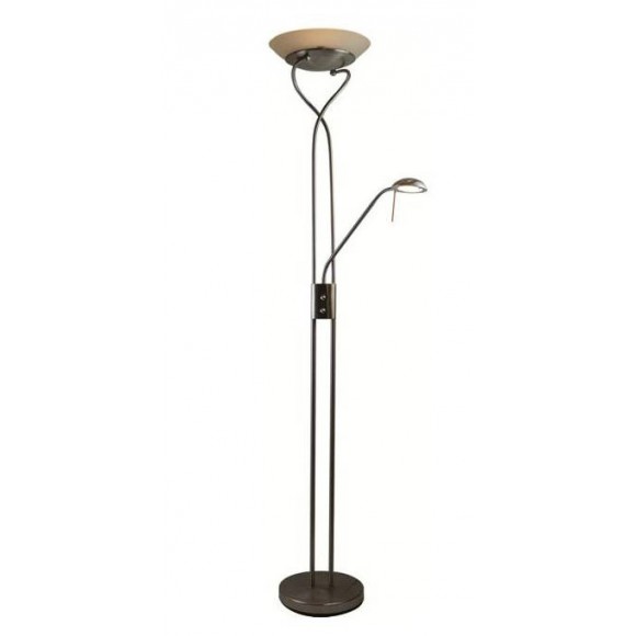 LEDKO 00225 LED Stehleuchte mit Richtungsleselampe 1x20W | 1x5W