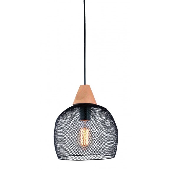 LEDKO Draht Lampe 60W E27 - schwarz
