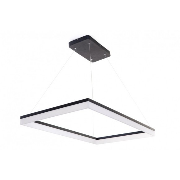 LEDKO 00287 LED Hängeleuchte Deckenleuchte 1x60W Quadro Ondaren | 3000K - schwarz