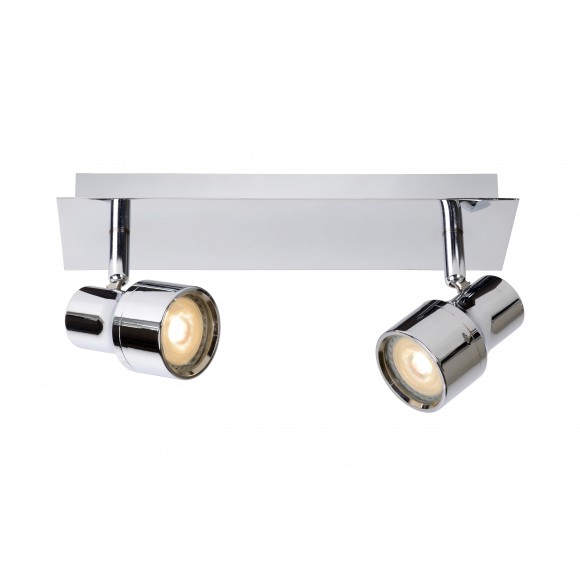Lucide 17948/10/11 LED Decken- und Spotleuchte Badleuchte Sirene 2x5W | GU10 | 3000K | IP44