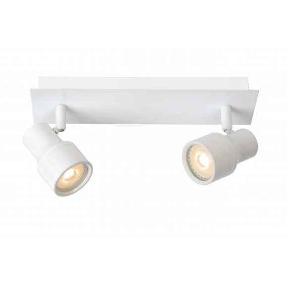 Lucide 17948/10/31 LED Decken- und Spotleuchte Sirene 2x5W | GU10 | 3000K | IP44