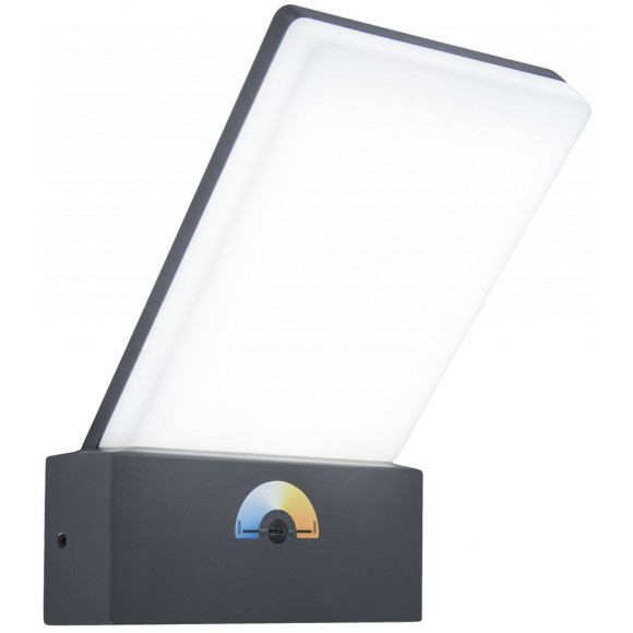 Lutec 5289001118 LED Außenwandleuchte Pano 1x16W | 3000-5000K | IP54 - Top-Design, weißton verstellbar