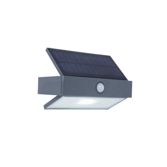 Lutec 6910601335 LED Außenwandleuchte Solar Arrow 1x2W | 5000K | IP44 - mit Bewegungssensor