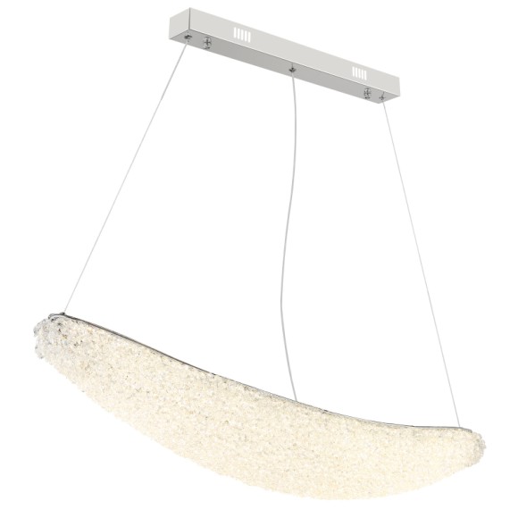 Globo 68524-40 LED Pendelleuchte KRISTALLA  | 40W integrierte LED-Quelle | 3400lm | 2700-6000K