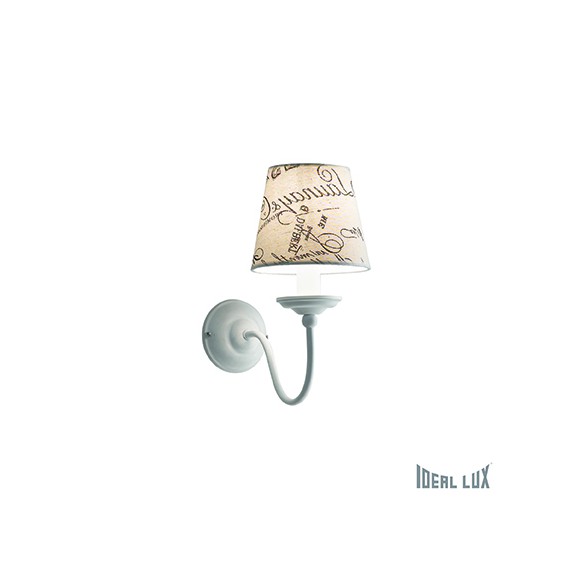 Ideal Lux 092690 Wandleuchte 1x40W Coffee | E14