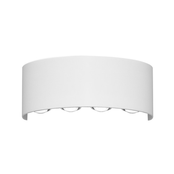 Italux OWL-6650-4-WH-3K LED Außenwandleuchte Ortelo | 8W integrierte LED-Quelle | 738lm | 3000K