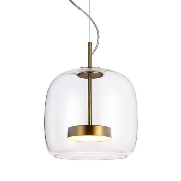 Italux PND-17760A-BRSS-CL LED Pendelleuchte Caste | 10W LED | 850lm | 3000K