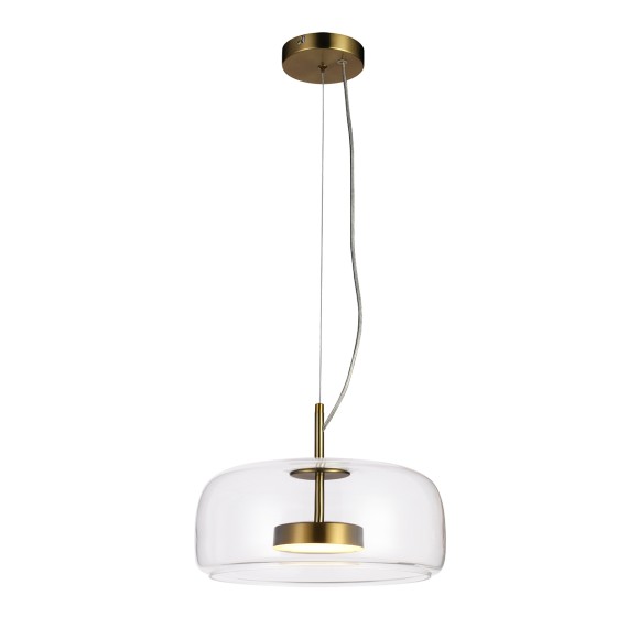 Italux PND-17760B-BRSS-CL LED Pendelleuchte Caste | 10W LED | 850lm | 3000K