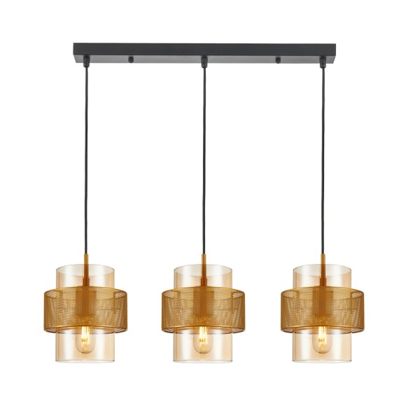 Italux PND-22132-3S-GD-AMB Pendelleuchte Vinoti E27