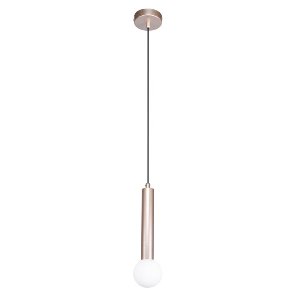 Italux PND-33574-1-CF Pendelleuchte Filano | 5W G9 | braun | opal