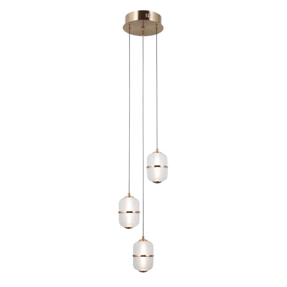 Italux PND-34375-3-HBR LED Pendelleuchte Alani | 15W LED | 1170lm | 3000K