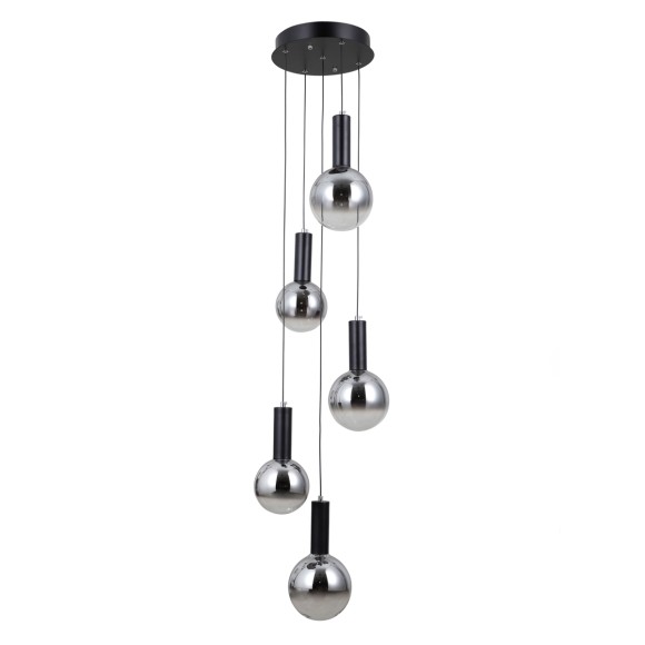 Italux PND-34378-5S-BK LED Pendelleuchte Strela | 25W LED | 1450lm | 3000K