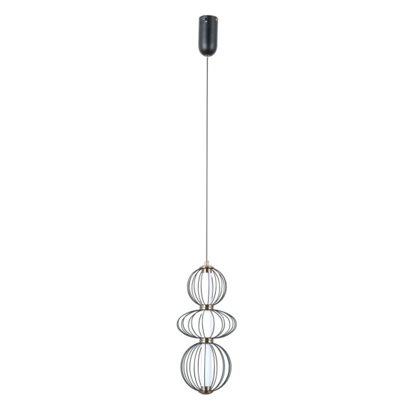 Italux PND-344221-3V-BK LED Pendelleuchte Rabel | 10W LED | 713lm | 3000K