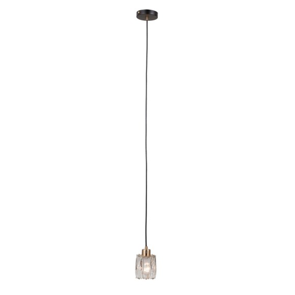 Italux PND-40813-1-BK-HBR Pendelleuchte Torno E14